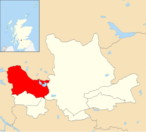 Location of the Milngavie ward