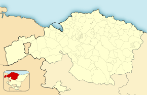 Izurza ubicada en Vizcaya