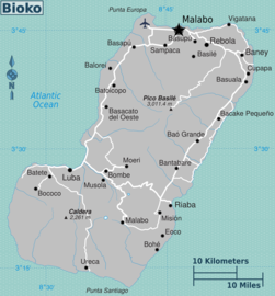نقشه جزیره بیوکو
