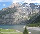 Blüemlisalp, Mitte, vom Oeschinensee