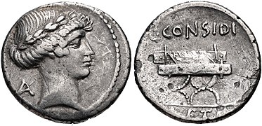 C. Considius Paetus, 46 BC.