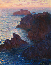 Claude Monet, Rochers à Belle-lle, Port-Domois (1886)