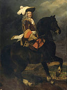 Luís José de Borbón, el duque de Vendôme en campaña, 1706.