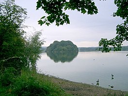 View across Gartmorn Dam