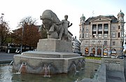 Geiserbrunnen von Jakob Brüllmann in Gedenken an Arnold Geiser