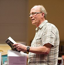 Jenkins performing at Rhydyfelin Library in 2014