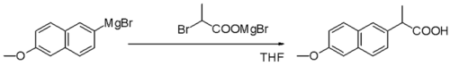 Naproxen synthesis