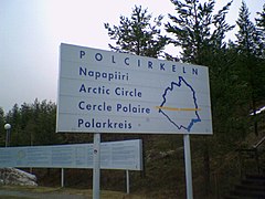 Koło polarne w Jokkmokk, Szwecja