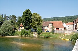 Pont-du-Navoy and the Ain river