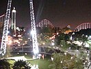 Nighttime at Worlds of Fun.