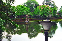 A view of the Tinikunia Pukhuri