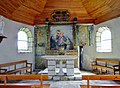 Chapelle Saint-Tugdual : vue intérieure d'ensemble.