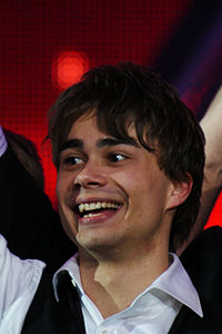 Photo d'Alexander Rybak, vainqueur du Concours 2009.