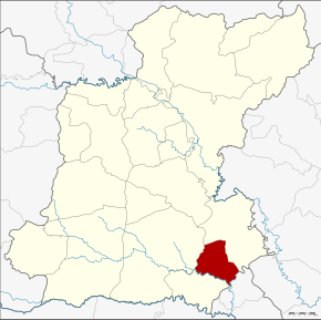 Amplasarea districtului în provincia Roi Et