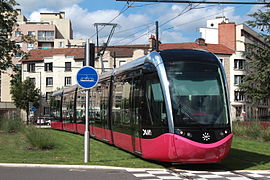 Le tramway de Dijon.