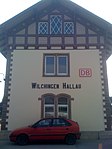 Bahnhof Wilchingen-Hallau mit Güterschuppen