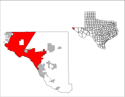 Location in the state of Texas