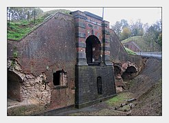 Entrance to Fort de Leveau, Maubeuge, 2012