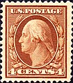 George Washington 4¢, 1908