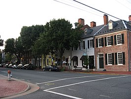 Downtown van Fredericksburg