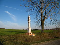 Kapliczka przy drodze do Kromołowa (1941r)