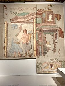 Wandgemälde aus einem Triclinum (Esszimmer)