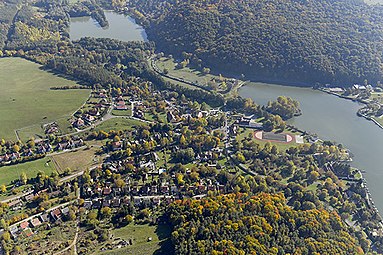 Aerial photography of Orfű