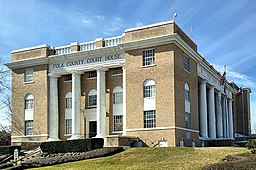 Polk Countys domstolshus i Livingston.