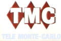 Ancien logo de TMC avec lettres blanches utilisé du 1er juillet 1989 à 1990.