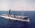 USS Wright at sea in c. 1967