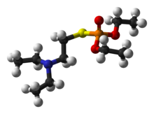 Ball-and-stick model of VG