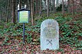 Wettinstein an der Rektorbrücke am Fuße des Auersberges.