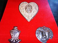 Silver artifacts from Khakassia, associated wjth the Yenisei Kyrgyz people.[155]