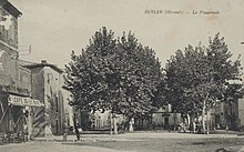 Bessan - La Promenade, 1ère moitié du XXe siècle