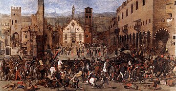 La cacciata dei Bonacolsi, por Domenico Morone