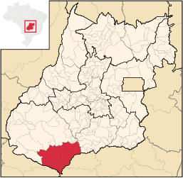 Quirinópolis – Mappa