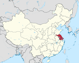 Jiangsu – Localizzazione