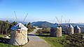 Ventomuelejoj de Gavinhos en Figueira de Lorvão.