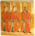 Uyghur Princes from the Bezeklik murals.