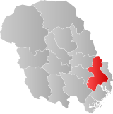 Skien within Telemark