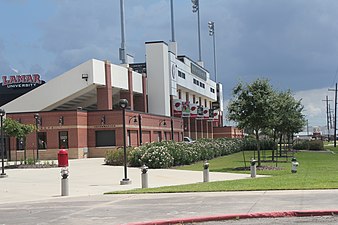 Outside Provost Umphrey Stadium