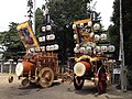 祭車の背面（近隣の三重郡川越町、豊田地区と天神地区）