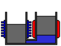 Gamma type Stirling Engine, part 6.