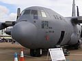 Lockheed C-130 Hercules de l’USAF au sol.