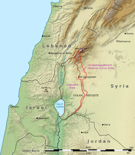 Mount Hermon is located in Golan Heights