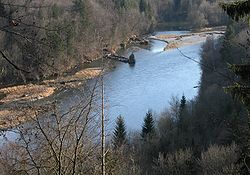 Isar lähellä Georgensteinia