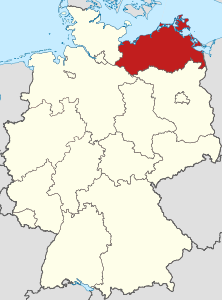 Meclemburgo-Pomerania Anteriore – Localizzazione