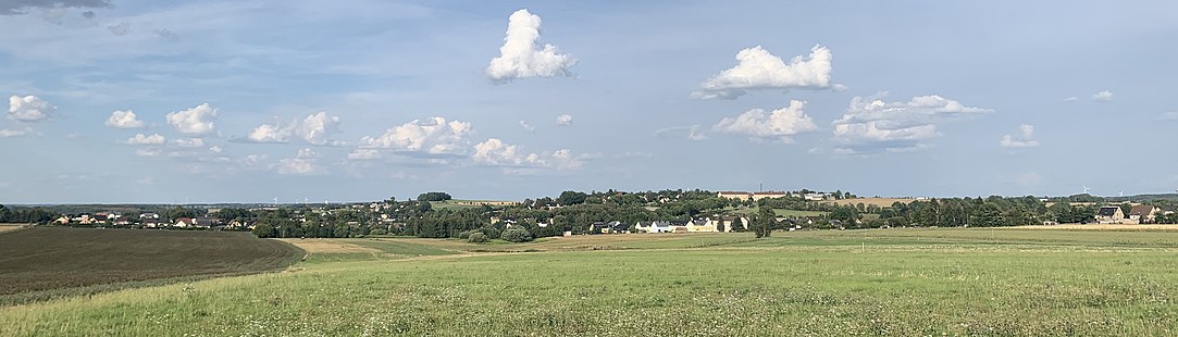 Panoramabild, Blick aus Richtung Südwesten