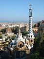 Vistas dempuèi lo mirador del Pargue Güell.