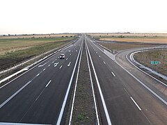 Autostrada A1 koło Nowej Zagory